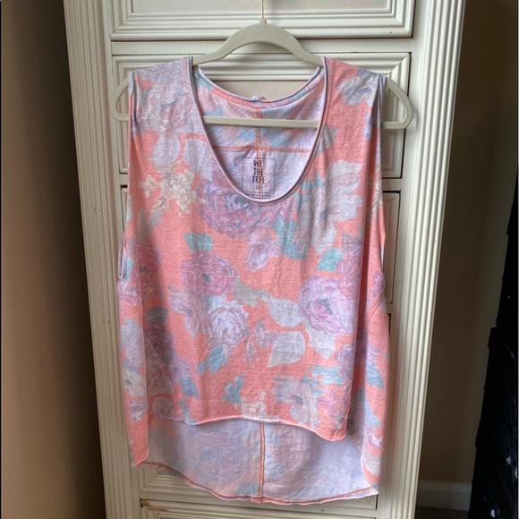 Free People Gardenia Hi Low Tee - Picture 3 of 6